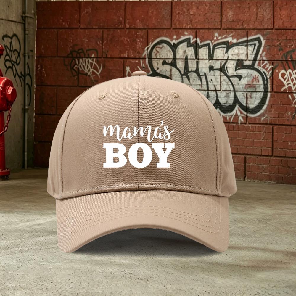 ПК Печатная Кепка-Бейсболка MamaS Boy Для Улицы Повседневная Регулируемая Твил Легкая Печатная Ремесленная Женская Кепка MamaS Boy Me
