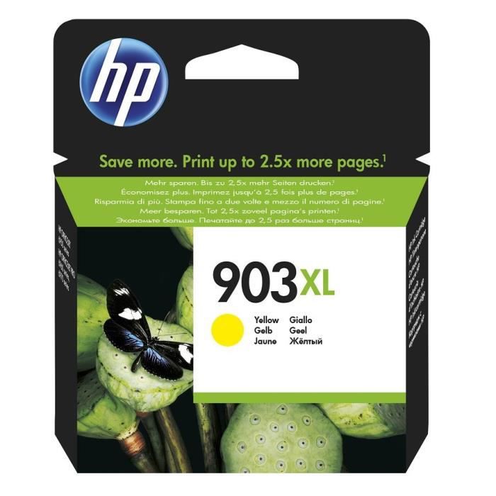 HP 903XL Cartouche d'encre jaune grande capacité authentique (T6M11AE) pour HP OfficeJet Pro 6950/6960/6970