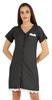 Inkmeso Solid Button Down Nightgown Sleepwear For Women  S V- Neck Nightshirt
