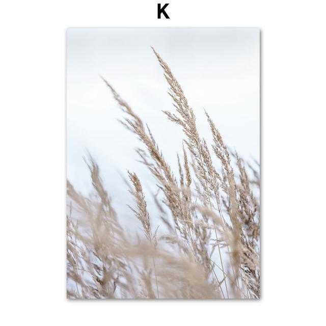 Морской пляж, чайка, тростник, песчаный мост, дерево, настенная живопись на холсте, постеры на скандинавскую тему и принты, настенные панно для декора гостиной