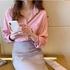 Casual Comfortable and Versatile Women's Shirt Loose Design Sense Niche Blouse Long-sleeved White Bottoming Shirt Temperament Elegant Fashion Top