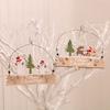 Christmas Decorations Wooden Letter Plate Door Hanging Wall Hanging Store Welcome Plate Painted Pendant