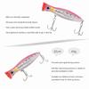 4PCS with 3D Eyes Top Water Popper Lure 12cm 43g Large Popper Seal Lure  Freshwater Fishing