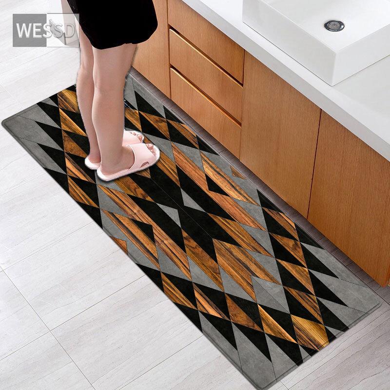 3D коврик под дерево для кухни, пол, коврик для ванной комнаты, противоскользящий коврик для прачечной, ковер для спальни, коврик для гостиной