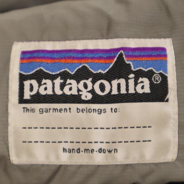 Patagonia На открытом воздухе Куртка пуховик с длинным рукавом XL14 Логотип серии Black Детская Б/У