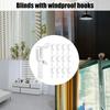 12/24Pcs Vertical Blind Dust Cover Valance Clip Holder Retainer Bracket Vertical Curtain Rails Mounting Clamp Hook
