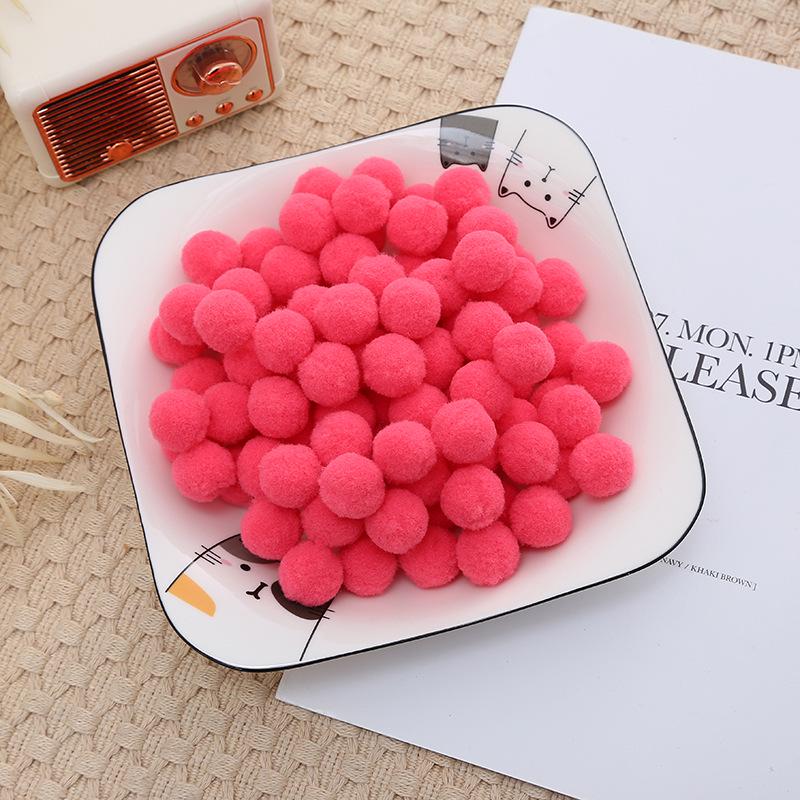 Colorful High Elastic Pom-Pom Embellishments - Free Same Day Shipping, In Stock, DIY Accessories, Large Plush Balls