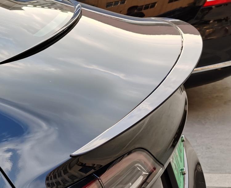 Tesla Model 3 Rear Spoiler Upgrade: Solid, No-Drill, Non-Destructive Wind Deflector