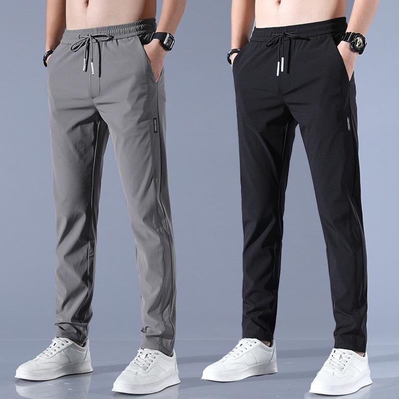 Men's Trousers Spring Summer Thin Section Solid Color Fashion Trousers Casual Work Pants