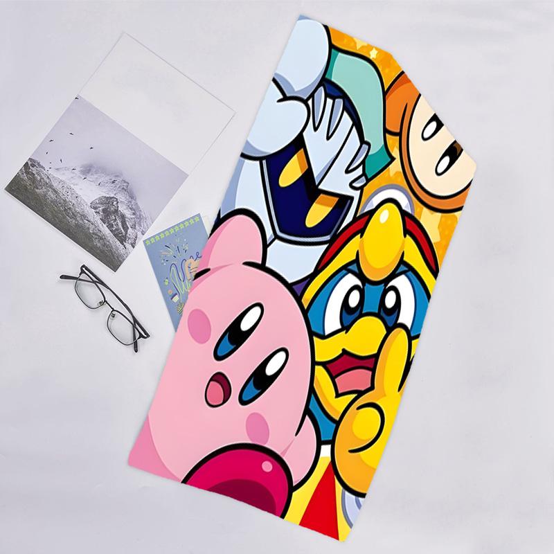 1pc Kirby2 Beach Towel, Beach and Seaside Swimming Pool Equipment, Fashion Pattern, Rectangular, Travel Essentials