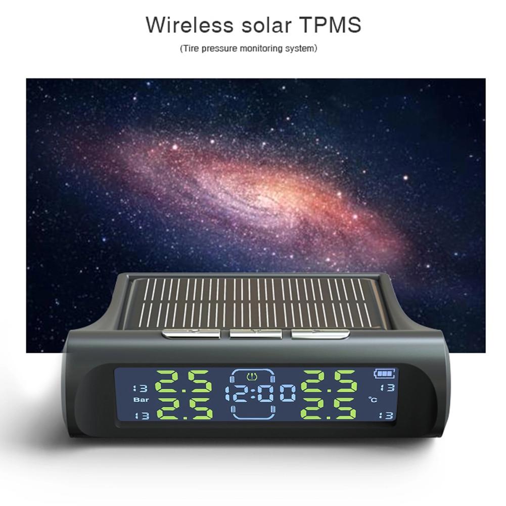 Солнечная энергия, умная автомобильная система TPMS, система контроля давления в шинах, детектор давления в шинах автомобиля, системы охранной сигнализации с ЖК-дисплеем, датчик давления в шинах для