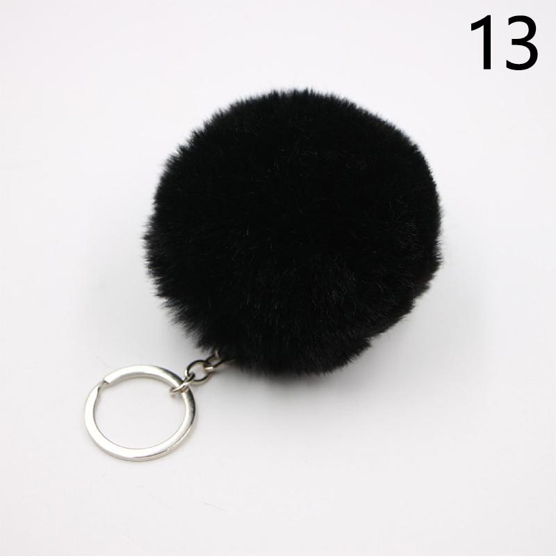 1PC Soft Fur Ball Pendant Key Chains Keychain Fur Fluffy Pendant Jewelry Decoration Women