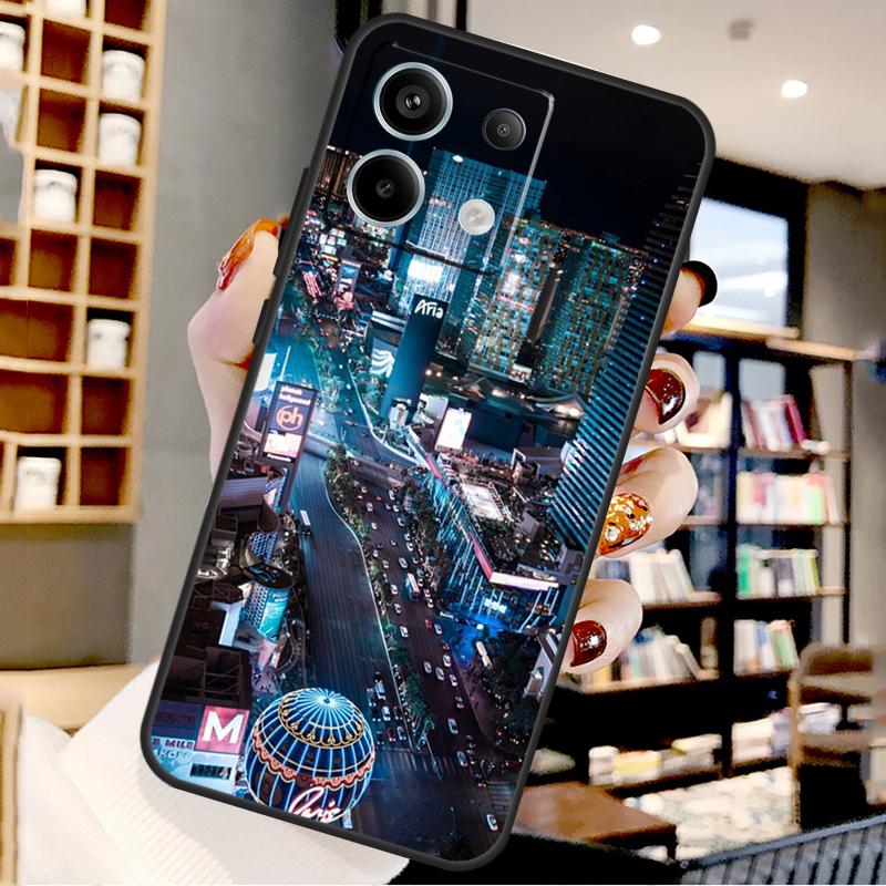 Las Vegas Nevada For Xiaomi Redmi Note 14 Pro 9 10 11 12 13 15 Pro Plus Case For Redmi 15 15C 14C 12C 10C 13C