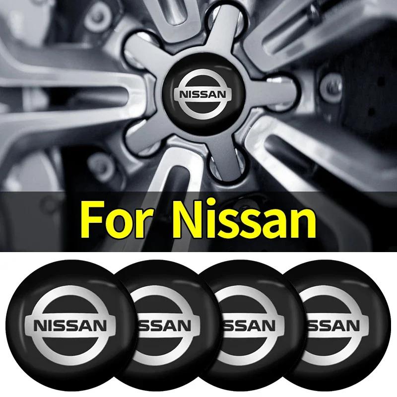 ACY1 4 шт. Автостайлинг Колпачки ступицы колеса Наклейки на автомобиль Для Nissan Nismo X-trail Almera Qashqai Tiida Patrol Teana J32 Skyline V36