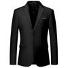 Tailored Jacket Suit Jacket Two Button Business Formal Long Sleeve Large Size Tailored Outerwear [FOMANSH] Men's