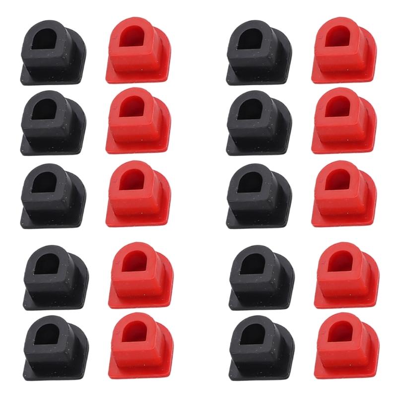 20Pcs Silicone Battery Connector Caps Dust And Moisture Protection For Car Marine Electrical Systems