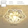 New Modern Crystal Petals LED Ceiling Lights  Aisle Hallway Corridor Stairway Villa Gallery Kitchen Coffee  Indoor Lights