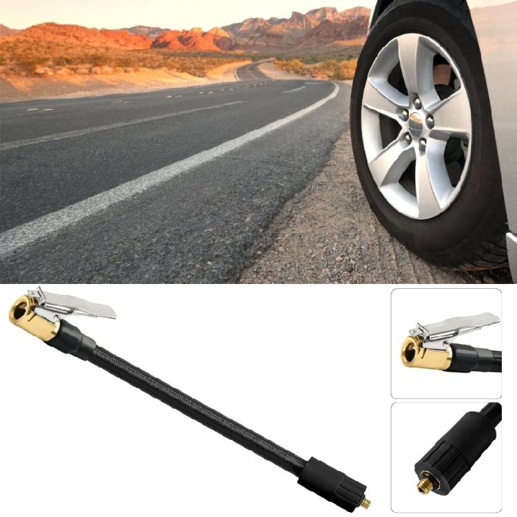 Коррозионностойкий силиконовый адаптер для накачивания шин Быстросъемный резьба 6 мм Для надежной подачи воздуха в различные автомобильные шины