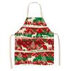 New cartoon Christmas sleeveless printing sleeveless apron home waterproof kitchen dust protection