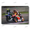 F1 Motorcycle Racing Vintage Metal Poster Racer Athlete Retro Tin Sign Auto Club Wall Art Decoration Plaque Home Decor Aesthetic