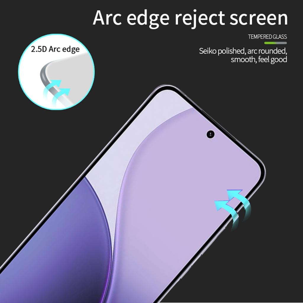 Для Oppo Reno14 Pro 5G Пленка из закаленного стекла PINWUYO JK Series-2 9H Защитное стекло на весь экран