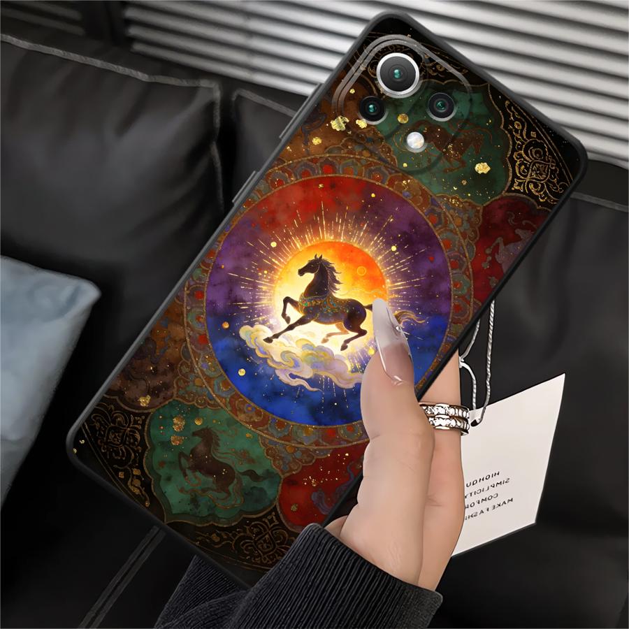 Мультяшный Крутой Чехол Дракон Лошадь для Xiaomi Mi 12 12X 13 Lite 10T 14 11T 12T Pro 11 Funda Чехол для Телефона