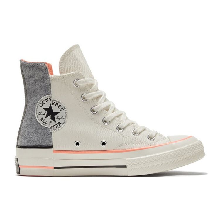 Converse Кеды Chuck Taylor All Star High Top из канваса 1970-х годов Женские кеды Серый Белый 569434C