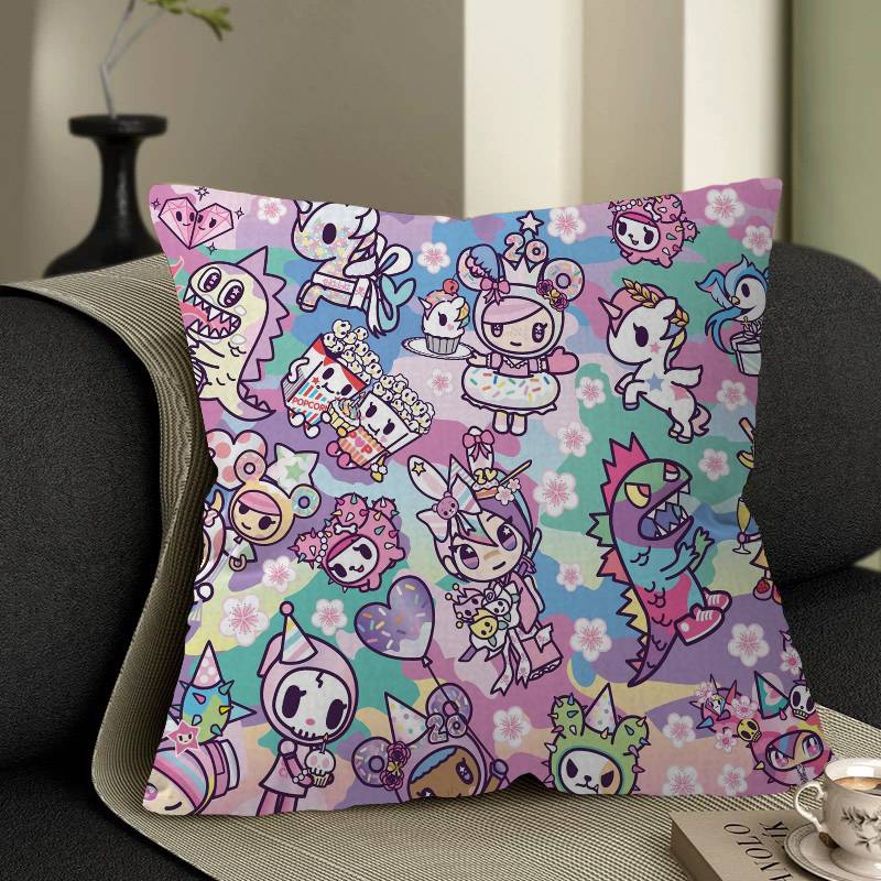 Japan Anime Tokidoki Pillow Gifts Home Office Furnishings Bedroom Sofa Car Cushion Cover Case 45x45cm