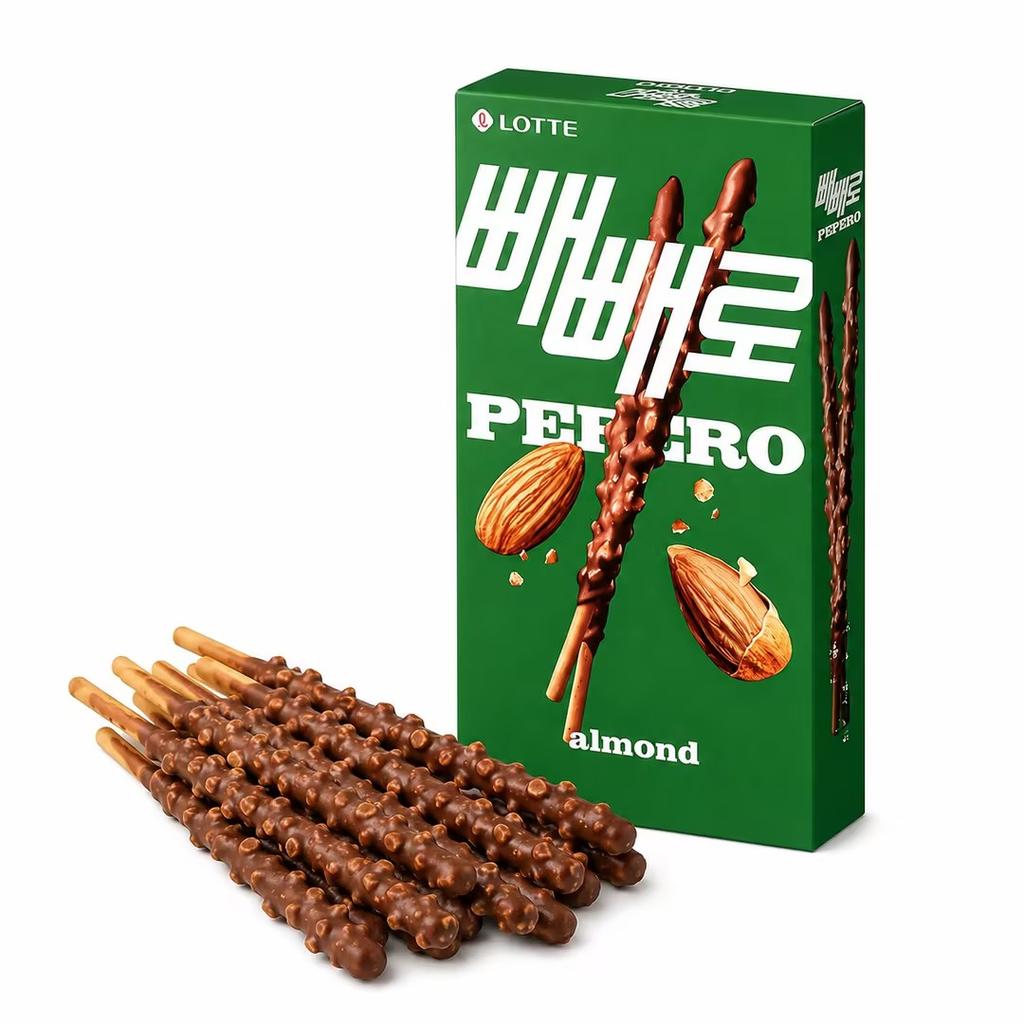 Печенье-палочки Lotte Pepero Миндально-шоколадное 32 г