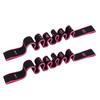 2PCS Stretching Strap with Loops 8 Segment Fitness Stretch Band for Stretching Equipment Exercise Flexibility Pink