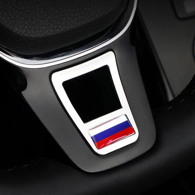 Автомобильная эмблема, наклейка на руль для Volkswagen VW Golf Polo Passat CC Tiguan Rline Jetta Atlas Bora Touran Lavida Sharan