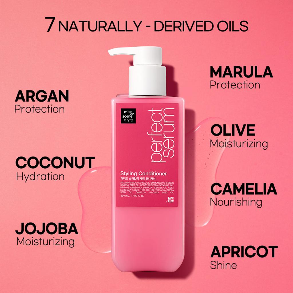 Mise-en-scene Perfect Styling Serum Shampoo 680ml + Conditioner 680ml