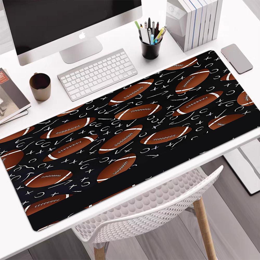 American football Theme Mouse Pad, Non Slip Rubber Base, Multifunctional Office & Home Decor, Perfect for Workspace Personalization.