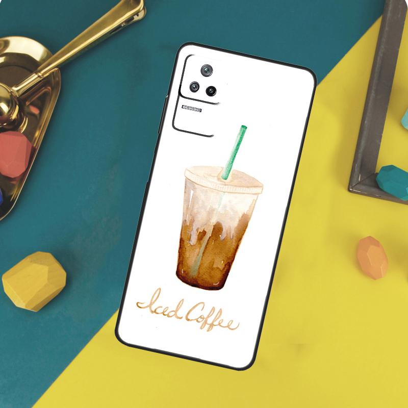 Coffee Wine Cup Case For Xiaomi 15 14 13 Ultra 11T 12T 13T 14T Pro POCO X7 Pro X3 X5 X6 F5 F6 M6 Pro Funda