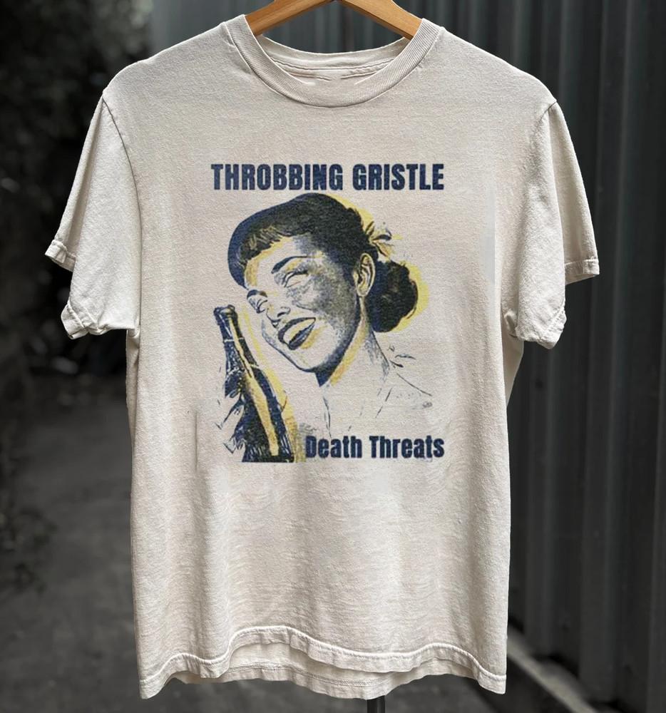Редкая Коллекция Подарок для Фанатов Throbbing Gristle Тур Группа Унисекс Футболка от S до 5XL