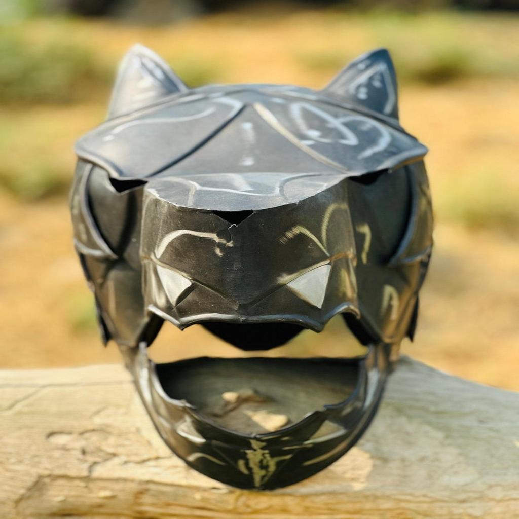 Wolf Head Helmet | Medieval Helmet for Costumes and Roleplay | Home Décor