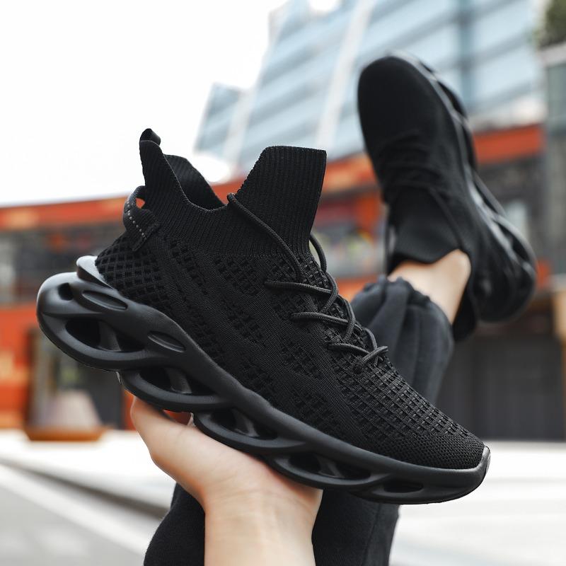 Fashion Hot Selling Men's Running Shoes Breathable Sports Sneakers Outdoor Non-Slip Soft Sole Comfortable Running Shoe Athletic Jogging