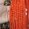 Оптимизированные цветные натуральные камни, круглые бусины для DIY-аксессуаров для украшений