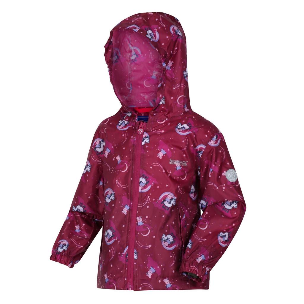 Regatta Childrens/Kids Peppa Pig Packaway Waterproof Jacket