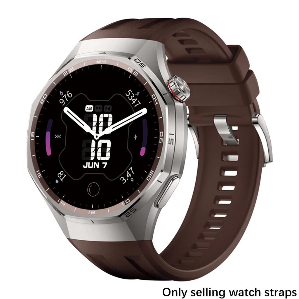 Силиконовый ремешок без зазоров для Huawei Watch GT6 Pro 46 мм Официальный Мягкий Регулируемый Спортивный ремешок для GT6Pro 46 мм Ремешок с Быстросъемным креплением