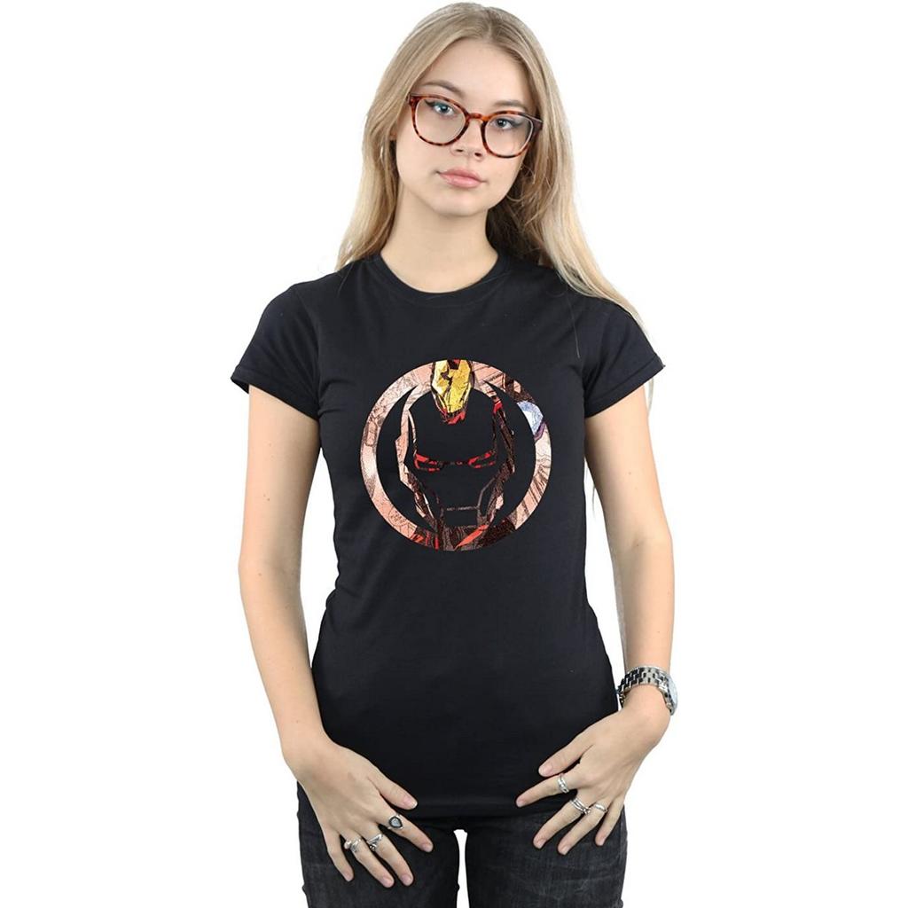 Iron Man Womens/Ladies Montage Cotton T-Shirt