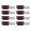 8 Set Stainless Steel Magnetic Door Catch Cupboard Closet Cabinet Door Damper Buffer Furniture