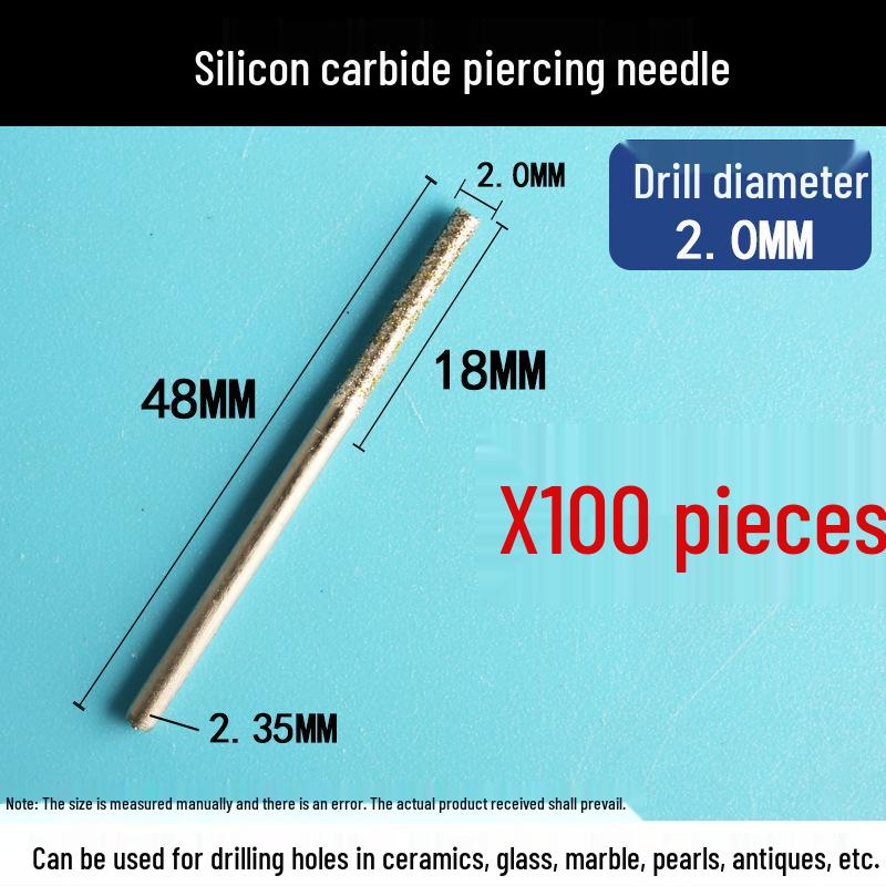 Jade Grouting & Tile Drill Bit - Hollow Needle Design for Precision
