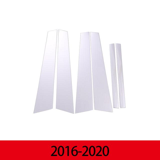 Для BMW 7 серии F01 F02 G11 G12 2008-алюминиевый сплав окна автомобиля, центральная стойка, накладка, наклейка, автомобильные аксессуары