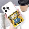 ЧЕХОЛ ДЛЯ ТЕЛЕФОНА MOVIE M-Minions Роскошный Мягкий Прозрачный Чехол Для IPhone 17 16 15 14 13 12 11 Pro Max Mini Защитный Чехол-Бампер