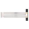 200mm Woodworking Stainless Steel T Ruler Marking Ruler DIY Measuring Scribe Line Tool
