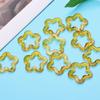 Material Creative Handmade Acrylic for Bracelet Earring Making 30mm Star Loose Beads 10Pcs Pentagonal Pendant Transparent Charms Fashion  Accessories