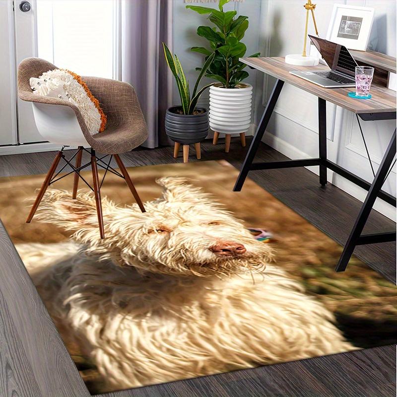 1pc Xia Si Dog,Charlie the Dog King Office Carpet Soft Polyester Entrance Carpet Washable Non slip M