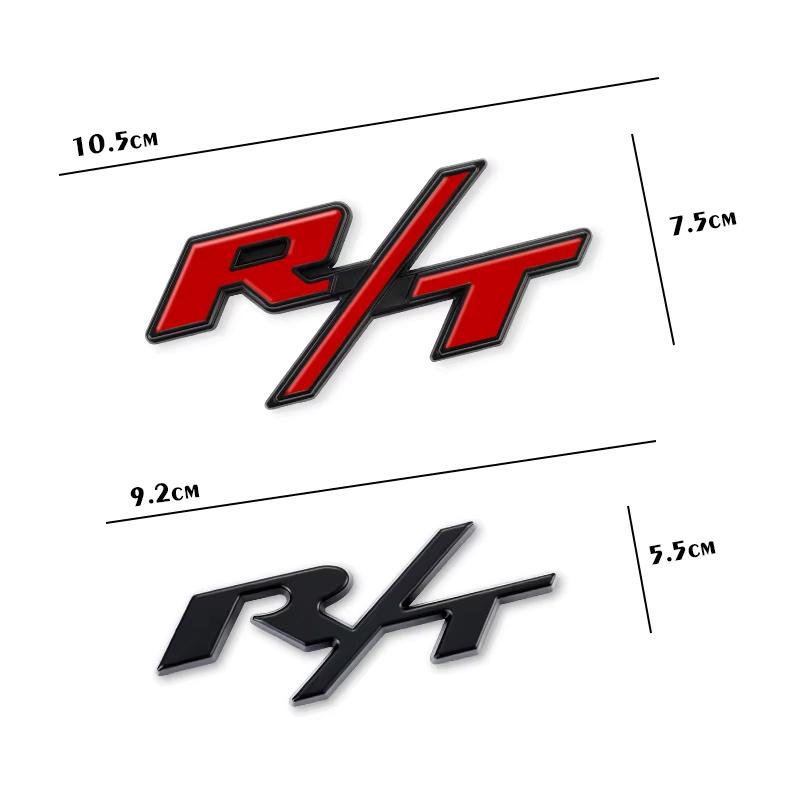 3D Metal R T Car Front Grille Rear Trunk Emblem Badge Sticker Accessory