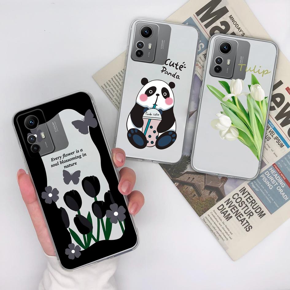 Чехол для телефона Xiaomi Redmi 4A 5A 6A 7A A1 + A2 Plus Note 8 9 12, милые противоударные прозрачные защитные мягкие силиконовые чехлы из ТПУ для телефона Redmi, бампер